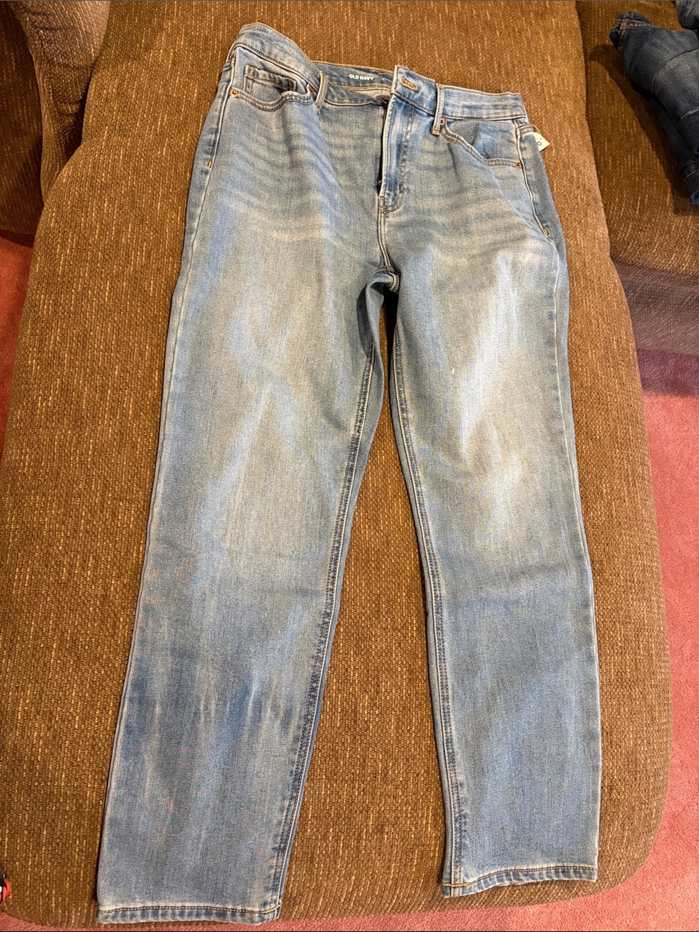 Old Navy Light Blue Boyfriend Jeans - 8 tall built in warm